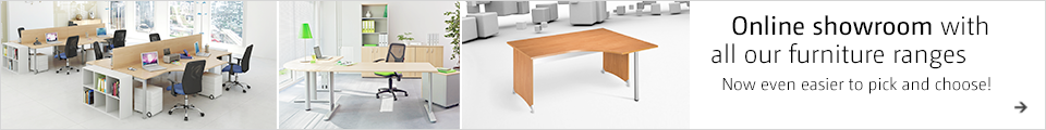 Online showroom with all our furniture ranges
Now even easier to pick and choose!
