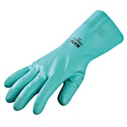 Synthetische handschoenen Optimo turquoise maat 6