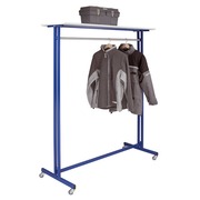 Professioneel kleerhangersysteem blauw