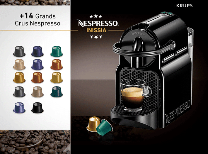 Nespresso à partir de €149 hTVA taxes, services et timbres